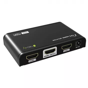 Techly IDATA HDMI2-4K2HDR video rozbočovač HDMI 2x HDMI