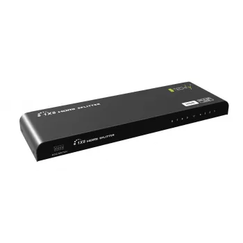 Techly IDATA HDMI2-4K8HDR video rozbočovač HDMI 8x HDMI