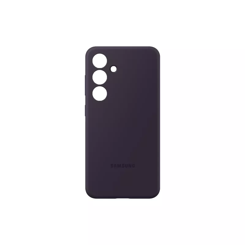 Kryt Samsung Galaxy S24 Silicone Case tmavofialová
