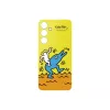 Kryt Samsung Keith Haring Flipsuit Case pre S24 FE žltý