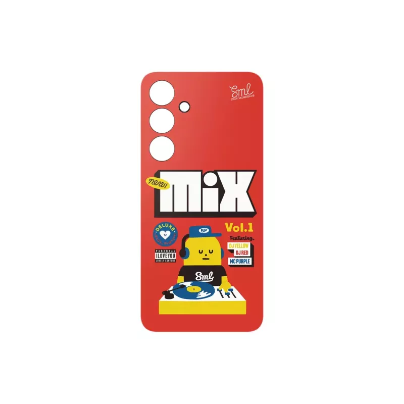 Kryt Samsung Sticky Monster Lab Flipsuit Case pre S24 FE červený