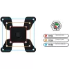 Techly ICA-LCD 500BK stolový držiak monitora 13–30 palcov (76,2 cm), do 15 kg, VESA 75x75/100x100, čierny