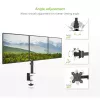 Techly 13-24 palcov stolový stojan pre 3 monitory so svorkou ICA-LCD 482-T