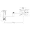 Techly ICA-LCD 104 nástenný držiak pre LCD 13–30 palcov, 3 kĺby, naklápací a otočný, do 15 kg, VESA 75x75/100x100, strieborný