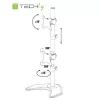 Techly ICA-LCD 2520V držiak monitora / podstavec 68.6 cm (27 palcov) na stôl čierny