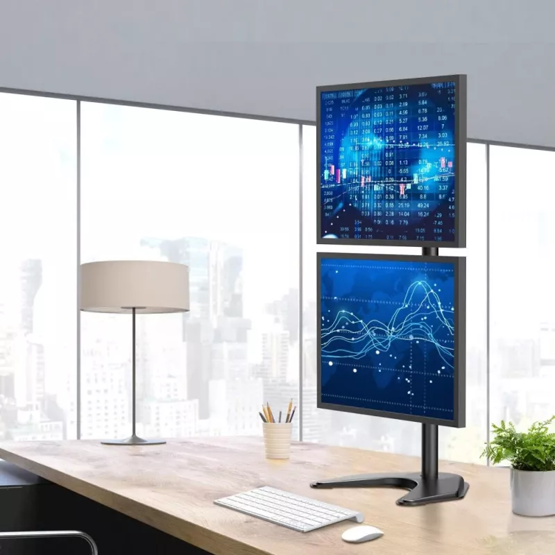 Techly ICA-LCD 2520V držiak monitora / podstavec 68.6 cm (27 palcov) na stôl čierny