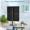 Techly ICA-LCD 2520V držiak monitora / podstavec 68.6 cm (27 palcov) na stôl čierny