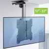 Techly skladací zasúvací stropný držiak pre TV LED/LCD 17 palcov–37 palcov čierny