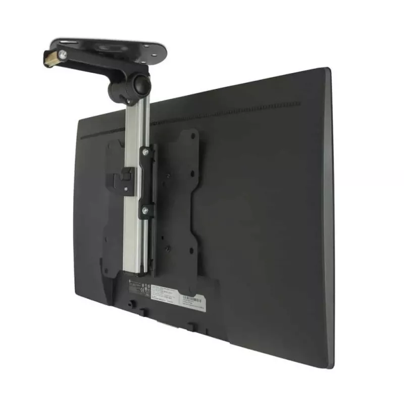 Techly skladací zasúvací stropný držiak pre TV LED/LCD 17 palcov–37 palcov čierny