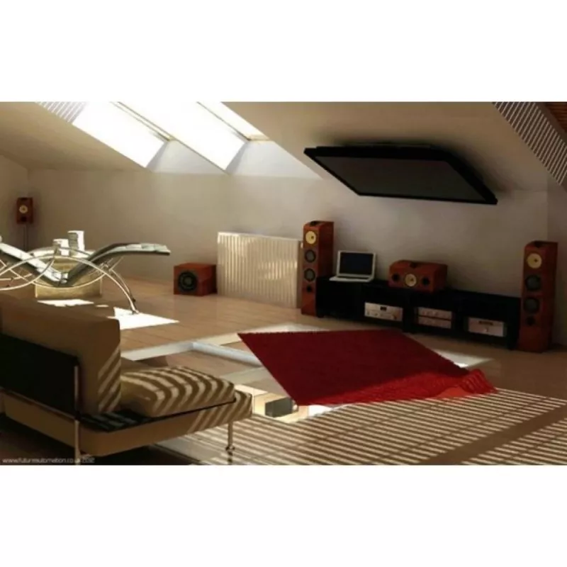 Techly skladací zasúvací stropný držiak pre TV LED/LCD 17 palcov–37 palcov čierny