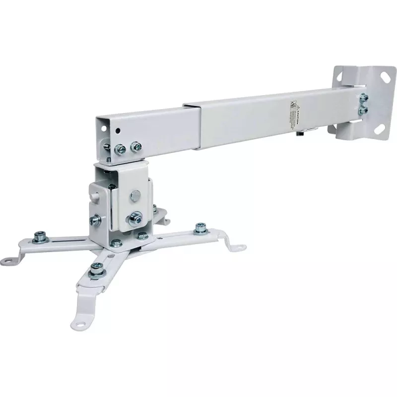 Techly ICA-PM 16 stropný držiak projektora, do 20 kg, nastaviteľný 43–65 cm, naklápací a otočný, strieborný