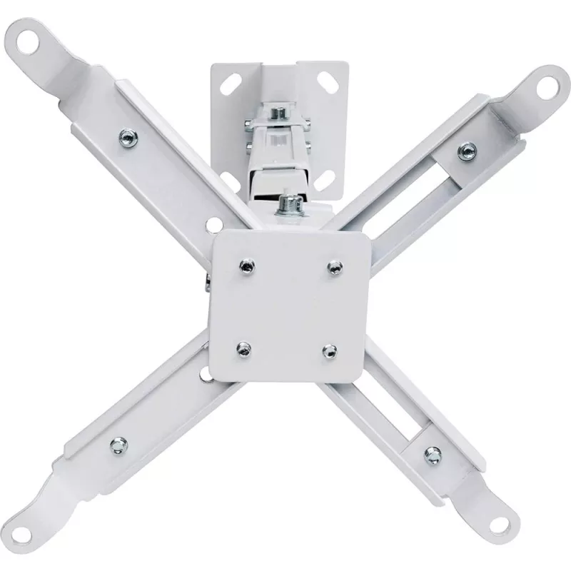 Techly ICA-PM 16 stropný držiak projektora, do 20 kg, nastaviteľný 43–65 cm, naklápací a otočný, strieborný