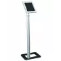 Techly ICA-TBL 1501 bezpečnostný podlahový stojan pre tablety 9,7–10,1 palca (25,6 cm), hliník, VESA 75x75, strieborný