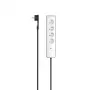 Hama P2223761 predlžovací kábel 1,5 m 4 AC výstupy interiér čierny, biely
