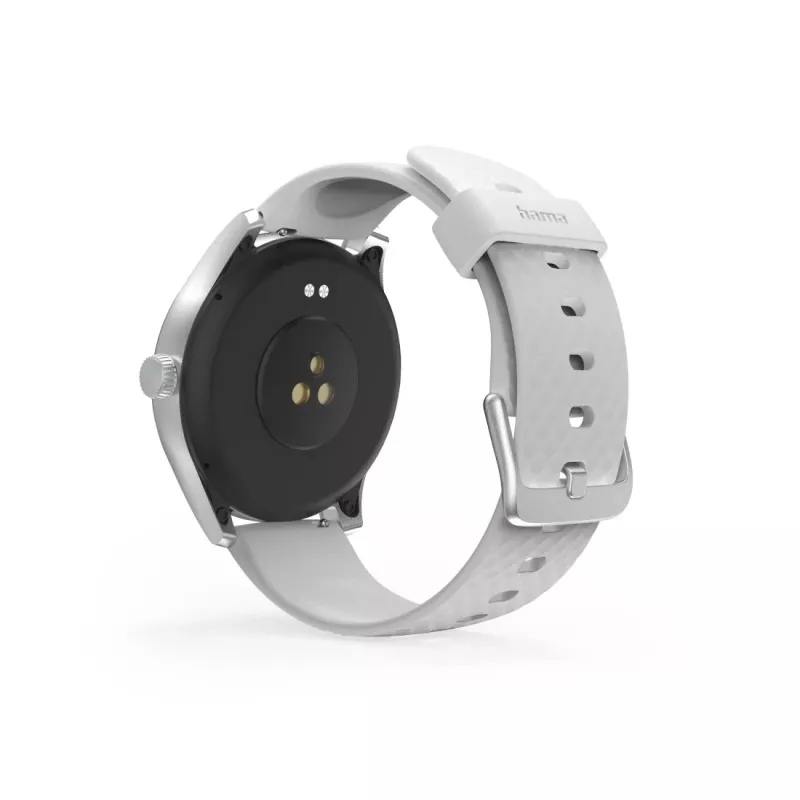 Smart hodinky Hama Fit Watch 5010, 1,38-palcový (3,51 cm) LCD, 46 mm, tep srdca, SpO2, IP68, Bluetooth, strieborné