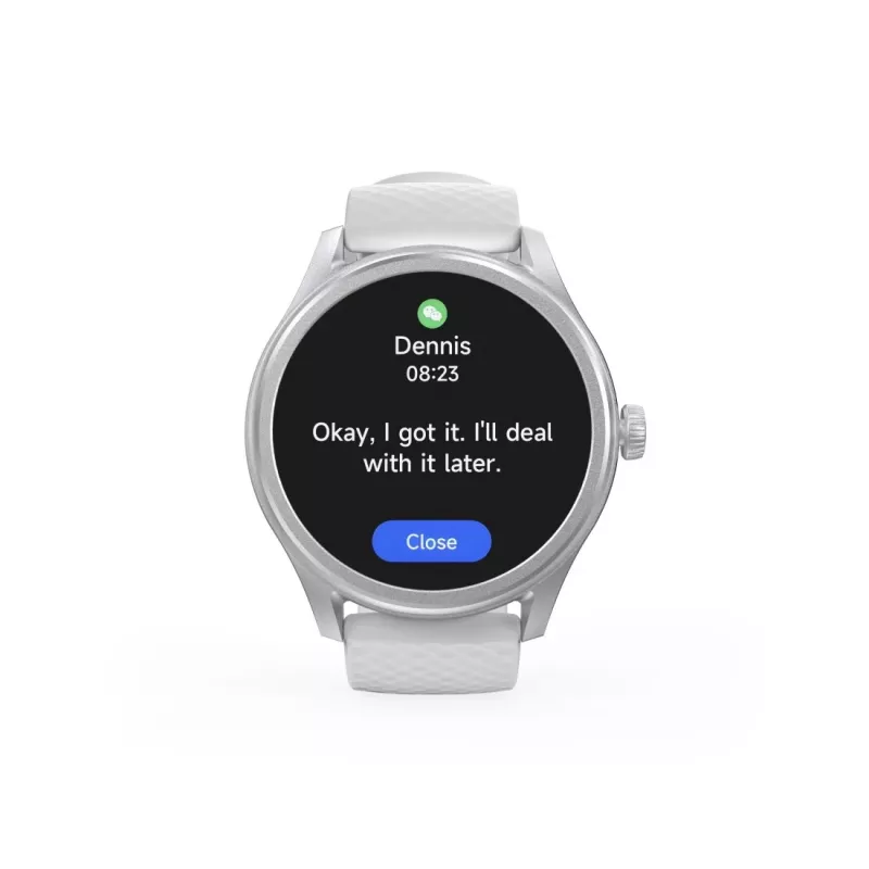 Smart hodinky Hama Fit Watch 5010, 1,38-palcový (3,51 cm) LCD, 46 mm, tep srdca, SpO2, IP68, Bluetooth, strieborné