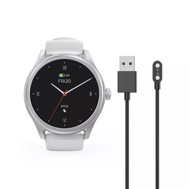 Smart hodinky Hama Fit Watch 5010, 1,38-palcový (3,51 cm) LCD, 46 mm, tep srdca, SpO2, IP68, Bluetooth, strieborné