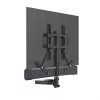 Regal na AV zariadenia Barkan E850, 1 police, čierna, výška 565 mm, nosnosť 6,5 kg