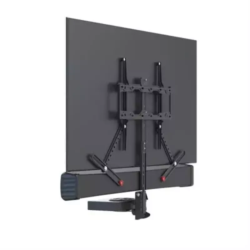 Regal na AV zariadenia Barkan E850, 1 police, čierna, výška 565 mm, nosnosť 6,5 kg