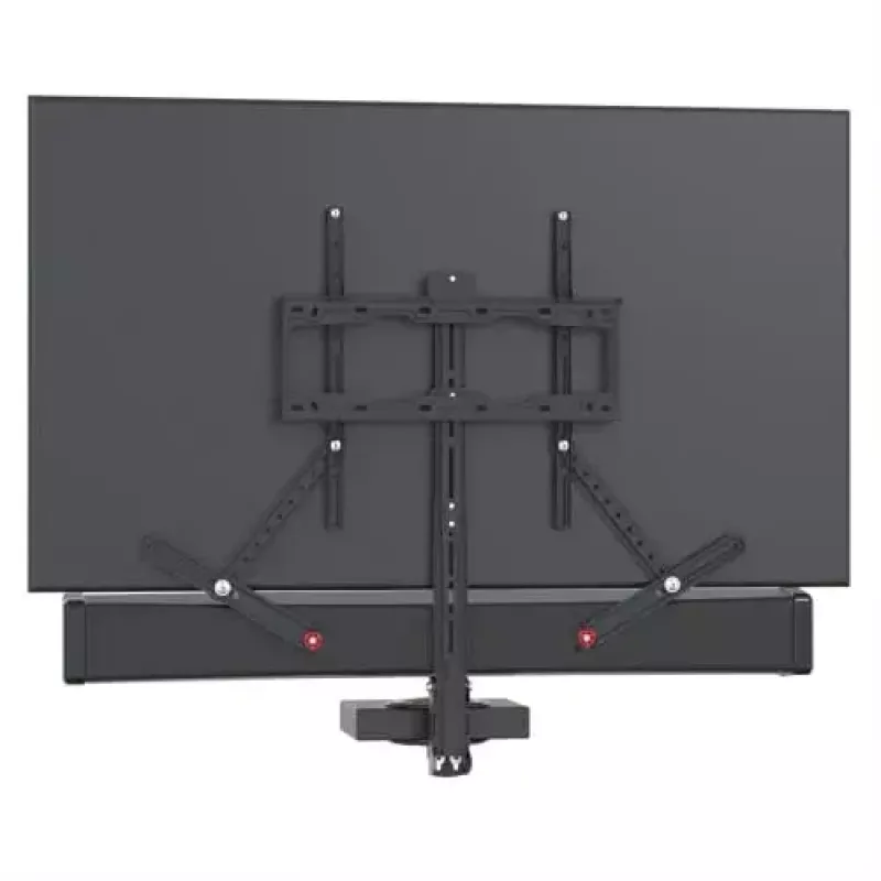 Regal na AV zariadenia Barkan E850, 1 police, čierna, výška 565 mm, nosnosť 6,5 kg