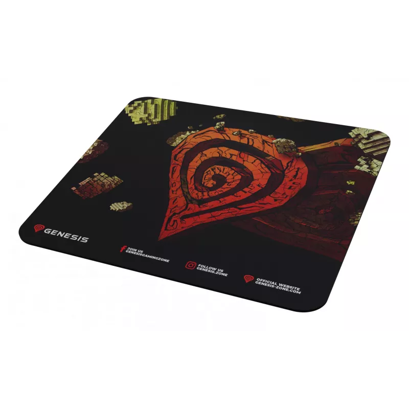 GENESIS Ancient Stone, viacfarebná, obrázok, textil, guma, podložka pod hernú myš