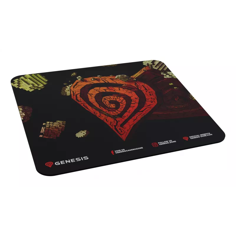GENESIS Ancient Stone, viacfarebná, obrázok, textil, guma, podložka pod hernú myš