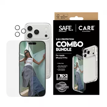 PanzerGlass 3-in-1 Combo Bundle pre iPhone 17 Pro CR40572 — ochrana displeja, kryt kamery a puzdro
