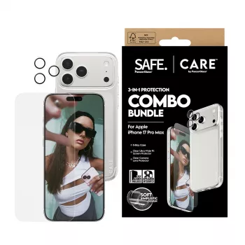 Kombinácia ochrany displeja, puzdra a ochrany šošovky kamery PanzerGlass pre iPhone 17 Pro Max CR60725
