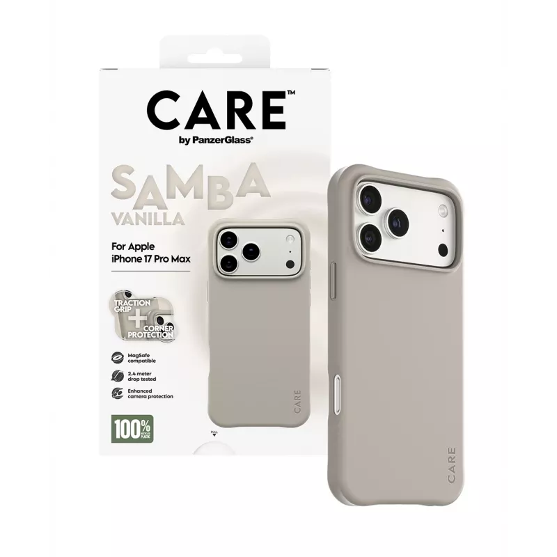 Puzdro PanzerGlass CARE by Fashionable Case Samba Vanilla s MagSafe pre iPhone 17 Pro Max