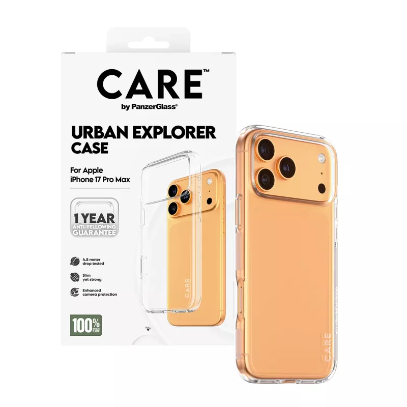 Ochranné puzdro PanzerGlass CARE Urban Explorer transparentné pre iPhone 17 Pro Max