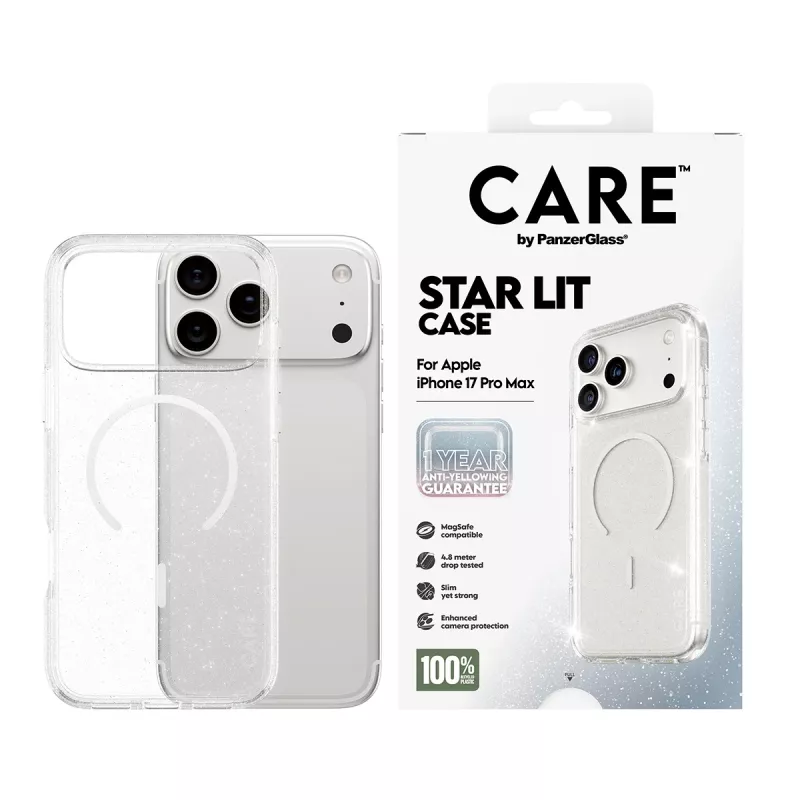 Puzdro PanzerGlass CARE by Flagship Case Urban Explorer Star Lit White MagSafe iPhone 17 Pro Max