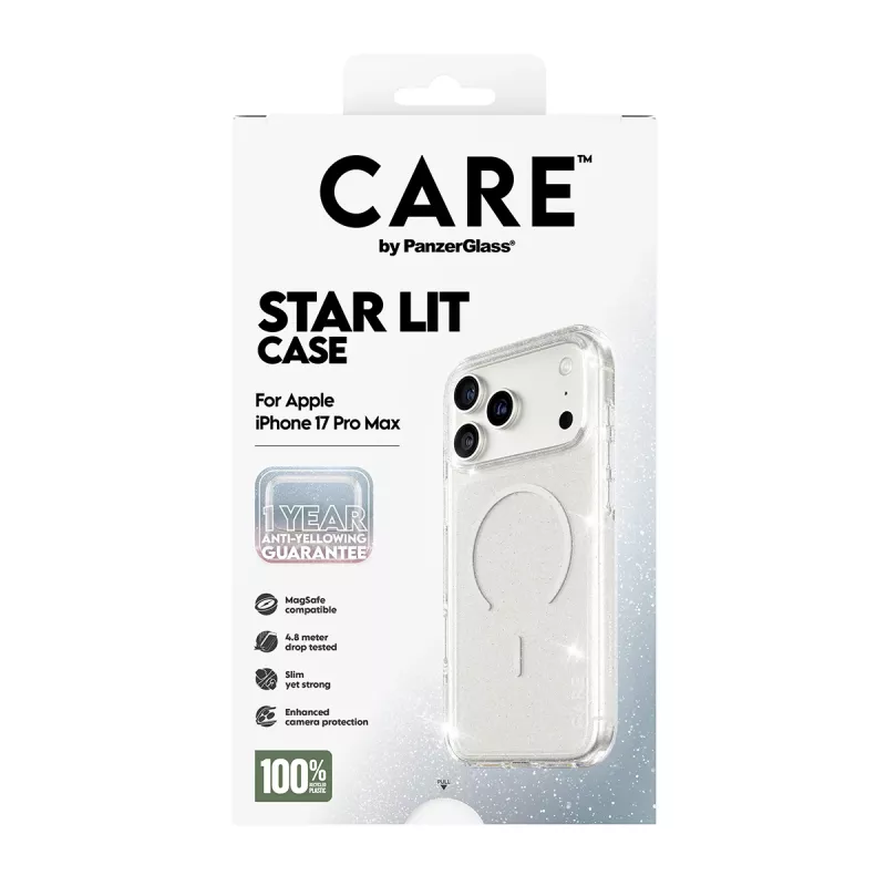 Puzdro PanzerGlass CARE by Flagship Case Urban Explorer Star Lit White MagSafe iPhone 17 Pro Max