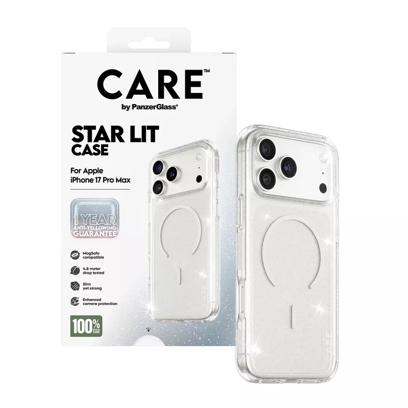 Puzdro PanzerGlass CARE by Flagship Case Urban Explorer Star Lit White MagSafe iPhone 17 Pro Max