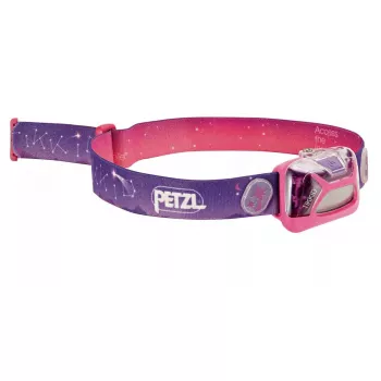 Čelová lampa Petzl TIKKID ružová