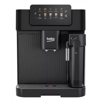 Beko CEG7304B CaffeExperto automatický kávovar s parnou tryskou, kávovar na espresso, 2 l, kávové zrná, integrovaný mlynček, 1350 W, čierny, strieborný