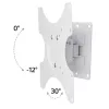 Techly nástenný držiak pre LCD LED 19-37'' naklápací 1 kĺb biely ICA-LCD 2900WH