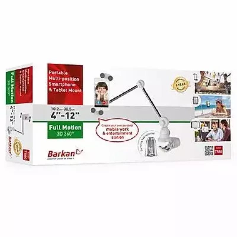 Pasívny držiak Barkan T580 mobilný telefón smartfón tablet biely
