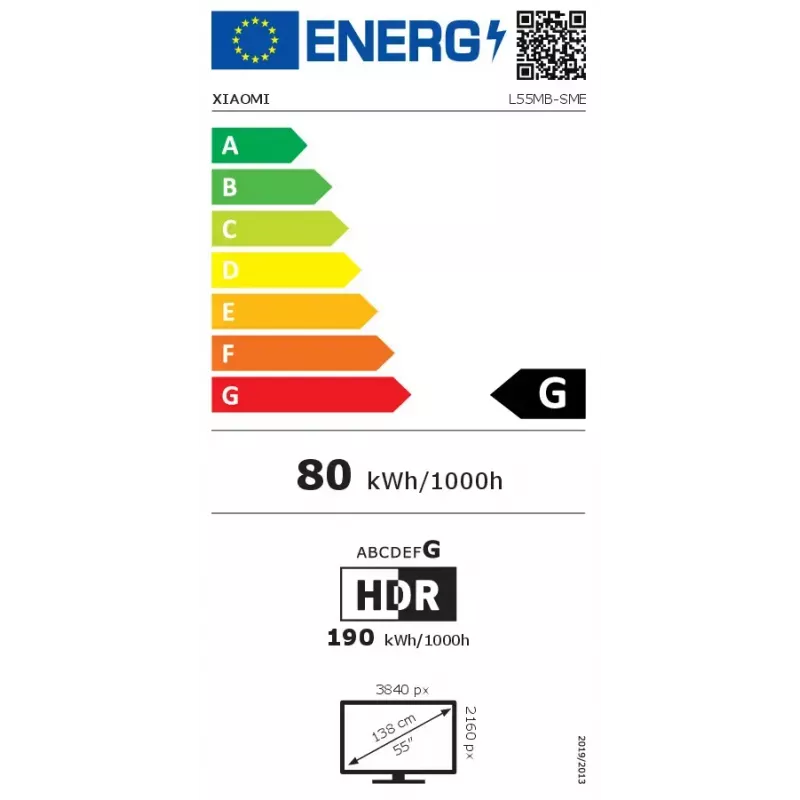 Televízor Xiaomi TV S Pro 55 palcov 4K Ultra HD QD-Mini LED