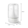 Philips 1000 series HU1510/04 zvlhčovač vzduchu ultrazvukový 3 L biely 19 W