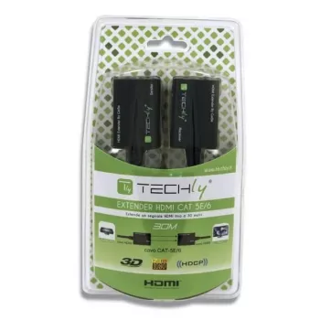 Techly zosilňovač HDMI Cat 5e / 6 kompaktný 30m IDATA EXT-E30D