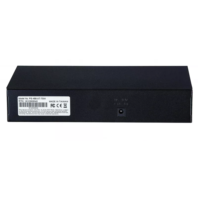 Switch, Intellinet 8-port Fast Ethernet PoE+ switch, 8 x PoE portov, 1,6 Gbit/s