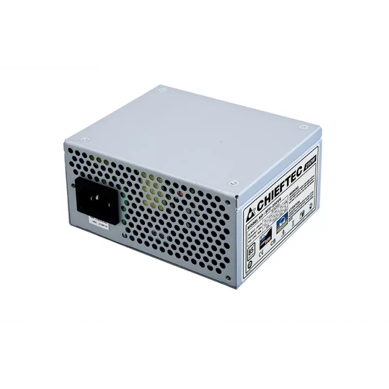 Napájací zdroj CHIEFTEC SFX-250VS 250 W 20+4-pin ATX SFX strieborný, 80 mm ventilátor, nemodulárny