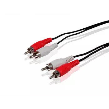 Conceptronic RCA audio kábel, RCA, konektor samec, RCA, konektor samec, 5 m, čierny