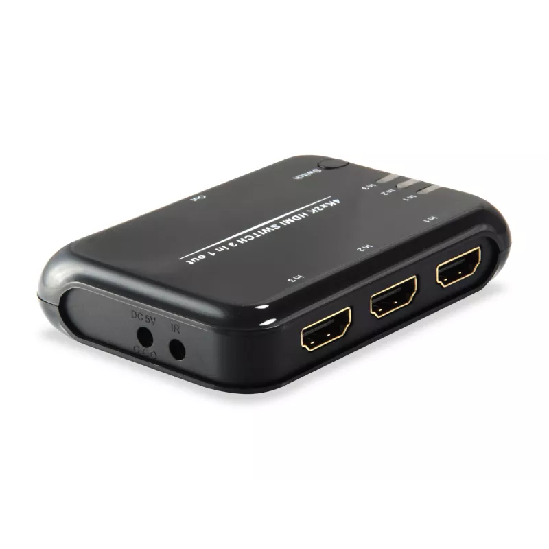 Equip HDMI 1.4 switch 3x1, HDMI, plast, čierny, IR, 7.1-kanály, DTS-HD, Dolby TrueHD