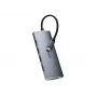 Equip 133482 multifunkčný adaptér USB-C 7 v 1, USB 3.2 Gen 1, HDMI 4K 30 Hz, 3x USB 3.0, SD/microSD, USB-C PD 100 W, hliník
