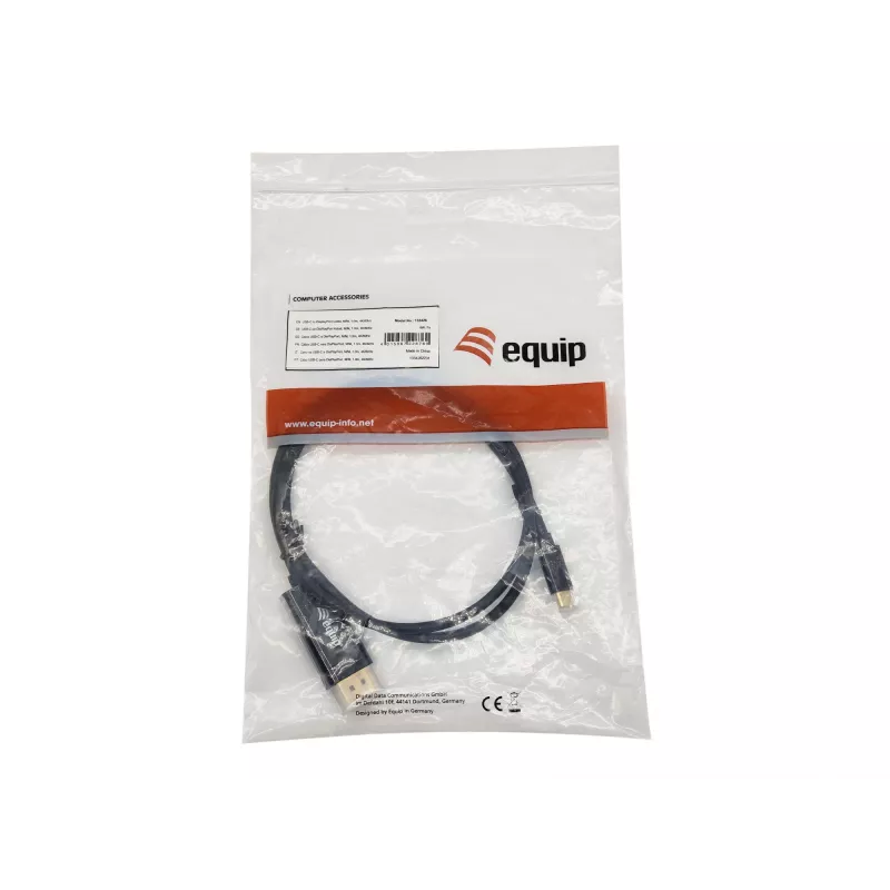 Equip USB-C na DisplayPort kábel, M/M, 1,0 m, 4K/60 Hz