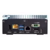 Shuttle Edge PC SPCEL02, Intel Celeron J6412, 1x HDMI, 2x 2.5G LAN, 1x COM, DIO (4x in, 4x out), 3x USB, 2x M.2, 12-24V, 24/7 nepretržitá prevádzka, bez ventilátora, vrátane VESA a DIN držiaka