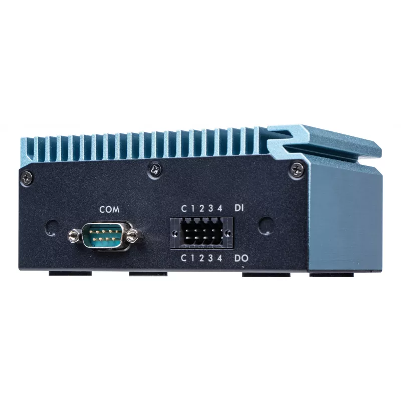 Shuttle Edge PC SPCEL02, Intel Celeron J6412, 1x HDMI, 2x 2.5G LAN, 1x COM, DIO (4x in, 4x out), 3x USB, 2x M.2, 12-24V, 24/7 nepretržitá prevádzka, bez ventilátora, vrátane VESA a DIN držiaka