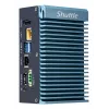 Shuttle Edge PC SPCEL02, Intel Celeron J6412, 1x HDMI, 2x 2.5G LAN, 1x COM, DIO (4x in, 4x out), 3x USB, 2x M.2, 12-24V, 24/7 nepretržitá prevádzka, bez ventilátora, vrátane VESA a DIN držiaka