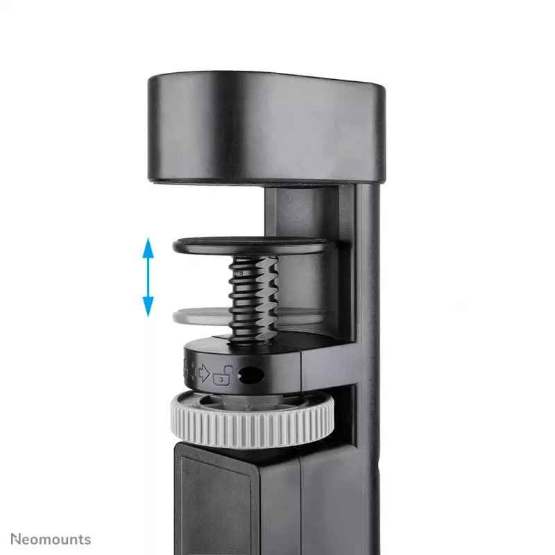 Neomounts DS22-840BL6 stolová zásuvka so svorkou a USB-C a USB-A konektormi – rýchle nabíjanie